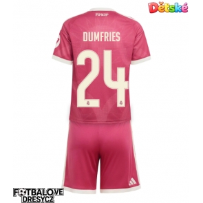 Real Madrid Denzel Dumfries #24 Dětské Alternativní dres komplet 2026-27 Krátký Rukáv (+ trenýrky)